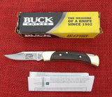 Buck 0055BRS 055-SP4 The 55 Ebony Lockback Knife 420HC USA 55BRS Lot#BU-354
