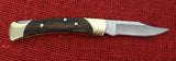 Buck 0055BRS 055-SP4 The 55 Ebony Lockback Knife 420HC USA 55BRS Lot#BU-354