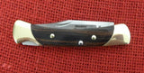 Buck 0055BRS 055-SP4 The 55 Ebony Lockback Knife 420HC USA 55BRS Lot#BU-354