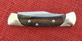 Buck 0055BRS 055-SP4 The 55 Ebony Lockback Knife 420HC USA 55BRS Lot#BU-354