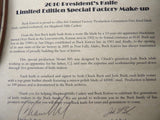 Buck 0005RWSSH 005 Gen 5 2010 President's Knife Hand Signed by Chuck & Josh Limited Rosewood Highly Polished #34/100 Lot#BU-355