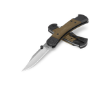 Buck 0110GRS5 110 Folding Hunter Sport 30V Knife Black Aluminum Handles w/ Green Micarta Inlays