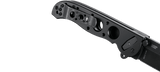 Columbia River CRKT M16-02DB Dead Bolt Assisted Flipper Knife D2 Black Stonewashed Tanto Kit Carson