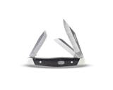 Buck 0301BRS2 301 Stockman Knife Ebony Wood Handle w/ Nickel Silver USA