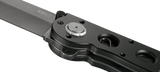 Columbia River CRKT M16-04DB Dead Bolt Assisted Flipper Knife Black Stonewashed D2 Large Tanto  Kit Carson