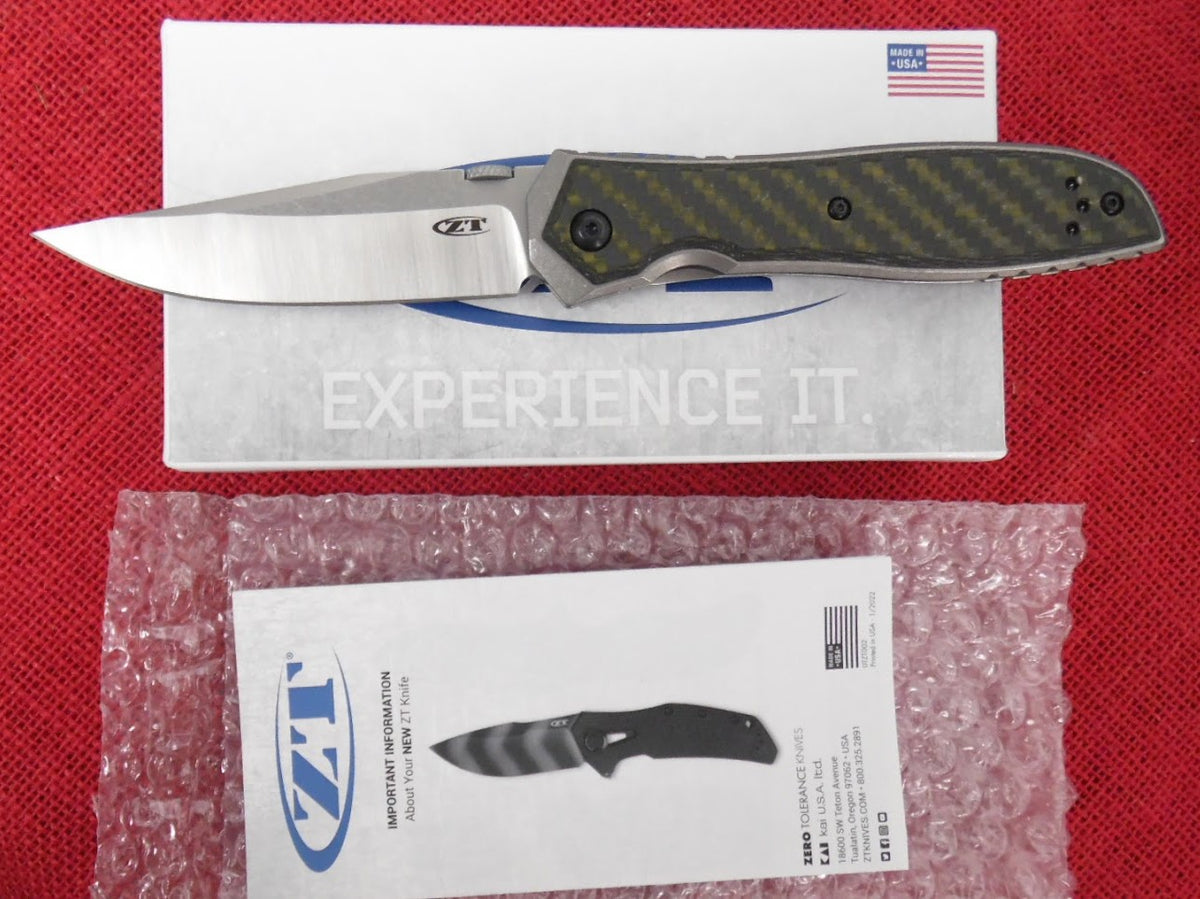 Zero Tolerance Knife by Kershaw ZT 0640 Emerson 20CV Blade Titanium/Gr