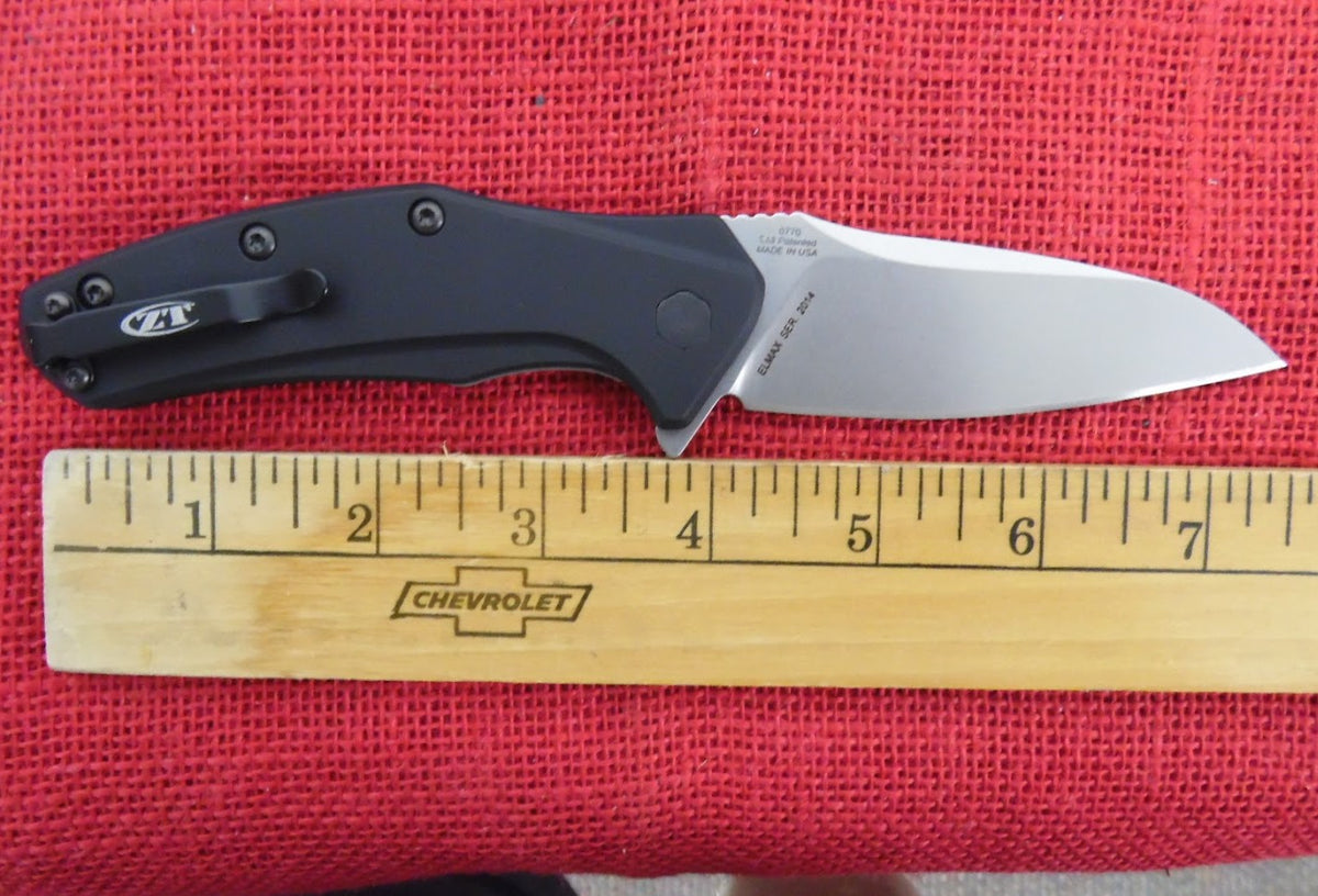 Zero Tolerance Knife ZT 0770 Assisted Folder Elmax Aluminum USA