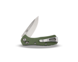 Buck 0790GRS1 790 Mini Range Pro Knife Crossbar Lock 154CM Drop Point Green GFN