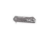 Buck 0813GYS 813 Trace Ops Mini Manual Flipper Knife Gray Aluminum Liner Lock