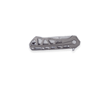 Buck 0813GYS 813 Trace Ops Mini Manual Flipper Knife Gray Aluminum Liner Lock