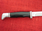 Buck 0102 102 Woodsman Knife 2 Line Stamp 1967-1971 Vintage Fixed Blade lot#102-13