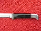 Buck 0102 102 Woodsman Knife 2 Line Stamp 1967-1971 Vintage Fixed Blade lot#102-13