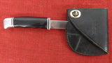 Buck 0106 106 Hatchet Axe Knife 2 Line Black Handle 1960's USA RARE Very Nice Lot#106-18