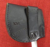 Buck 0106 106 Hatchet Axe Knife 2 Line Black Handle 1960's USA RARE Very Nice Lot#106-18