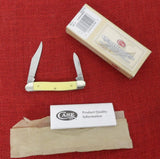 Case 00109 Pen Knife Yellow Synthetic 2018 Chrome Vanadium NOT CS 32087 CV
