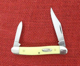Case 00109 Pen Knife Yellow Synthetic 2018 Chrome Vanadium NOT CS 32087 CV