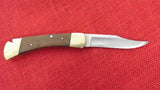 Buck 0110 110 Folding Hunter Knife Lockback USA Made Early 1970's 2 Pin Lot#110-217