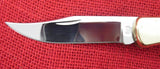 Buck 0110 110 Folding Hunter Knife Pewter Handle with Deer Scene 1984 Limited Edition USA Lot#110-123