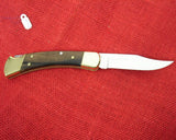Buck 0110AL 110 Al Buck Commemorative Folding Hunter Gold Etched Lockback Knife USA Made 1992 Lot#110-142