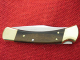 Buck 0110AL 110 Al Buck Commemorative Folding Hunter Gold Etched Lockback Knife USA Made 1992 Lot#110-142