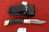 Buck 0110BLS 110 Folding Hunter Knife Indigo Wood 2007 USA UNUSED Lot#110-238