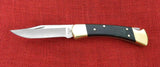 Buck 0110BLS 110 Folding Hunter Knife Indigo Wood 2007 USA UNUSED Lot#110-238