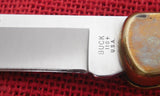 Buck 0110 110FG Folding Hunter Knife Fingergrooved USA Made 1991 Company LOGO ICI Handle IN BOX Lot#110-199