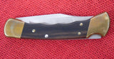 Buck 0110 110FG Folding Hunter Knife Fingergrooved USA Made 1991 Company LOGO ICI Handle IN BOX Lot#110-199