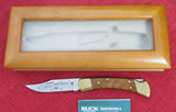 Buck 0110 110 Folding Hunter Knife Limited Edition #6 Willey Knives USA 2003 Oak Handle Lot#110-190