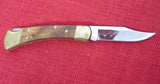 Buck 0110 110 Folding Hunter Knife Limited Edition #6 Willey Knives USA 2003 Oak Handle Lot#110-190