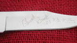 Buck 0110 110 Folding Hunter Knife Limited Edition #6 Willey Knives USA 2003 Oak Handle Lot#110-190