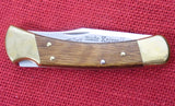 Buck 0110 110 Folding Hunter Knife Limited Edition #6 Willey Knives USA 2003 Oak Handle Lot#110-190