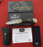 Buck 0112BRSSH 50th Anniversary 112 Ranger Knife 2022 President's Tour CJ Signed Drop Pont USA #59/125 Lot#112-39