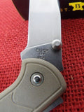 Buck 0112BRS2 112 Slim Ranger Tan GFN Lockback Knife USA Lot#112-42