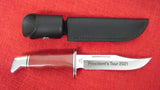 Buck 0119RDSSH3 119 Special President's Tour 2021 Knife Red Micarta w/ T-Shirt #18/115 USA Lot#119-56