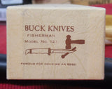 Buck 0121 121 Fisherman Fixed Blade Knife Pre Date Code In Box lot#121-24
