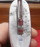 Buck 0124 124 Frontiersman Fixed Blade Knife Early 70's Model w/ Lanyard Hole like Nemo Micarta USA Lot#124-3
