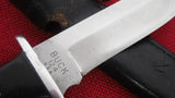 Buck 0124 124 Frontiersman Fixed Blade Knife Early 70's Model w/ Lanyard Hole like Nemo Micarta USA Lot#124-3