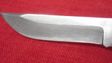 Buck 0124 124 Frontiersman Fixed Blade Knife Early 70's Model w/ Lanyard Hole like Nemo Micarta USA Lot#124-3