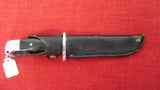Buck 0124 124 Frontiersman Fixed Blade Knife Early 70's Model w/ Lanyard Hole like Nemo Micarta USA Lot#124-3
