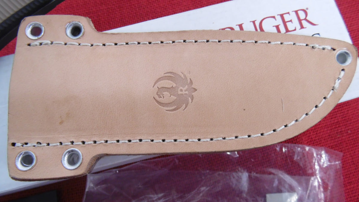 Ruger by CRKT R1401K RMJ PowderKeg Black Stonewashed Drop Point Knife