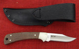 Buck 0152BRSSH 152 Fixed Ranger 2024 Chairman's Tour Knife S35VN Hand Signed CJ #59 Burlap Micarta