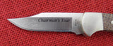 Buck 0152BRSSH 152 Fixed Ranger 2024 Chairman's Tour Knife S35VN Hand Signed CJ #59 Burlap Micarta