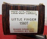 Schrade Knife 156OT Little Finger USA MADE IN BOX UNUSED VINTAGE
