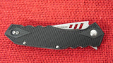 Ruger by CRKT R1703 Lerch Follow-Through Compact Flipper Knife GRN Handles Stonewashed