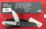 Buck 0180-D1 180 Crosslock Hunter 2 Blade Guthook Knife 1994 USA Made 420HC Liner Lock Lot#180-8