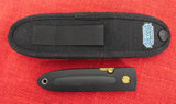 Buck 0180-Z2 180 Crosslock Hunter Gold BuckCote 2 Blade Guthook Knife 1994 USA Made 420HC Lot#180-22