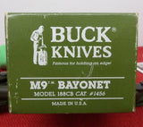 Buck 0188CB 188CB 188 M9 Bayonet Tactical Field Knife Phrobis III USA 1987 UNUSED in BOX U.S. Army