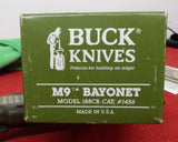 Buck 0188CB 188CB 188 M9 Bayonet Tactical Field Knife Phrobis III USA 1987 UNUSED in BOX U.S. Army