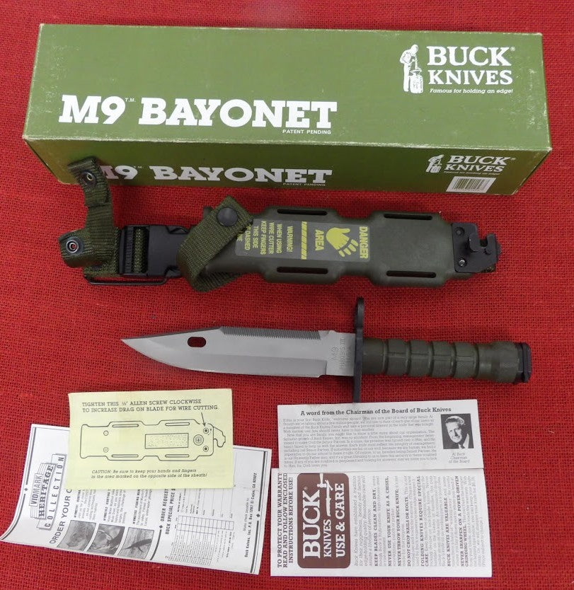 Buck 0188CB 188CB 188 M9 Bayonet Tactical Field Knife